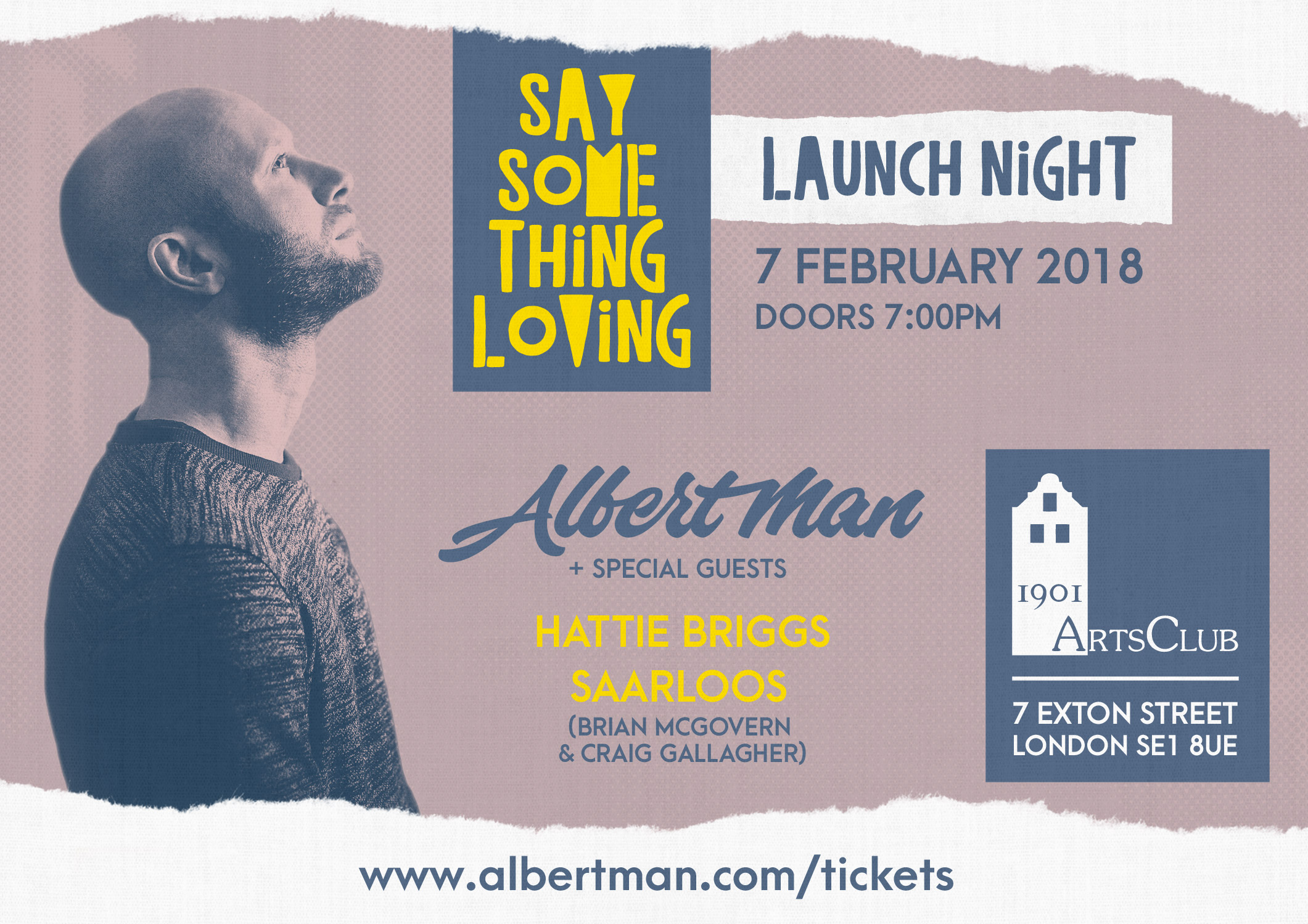Launch night poster